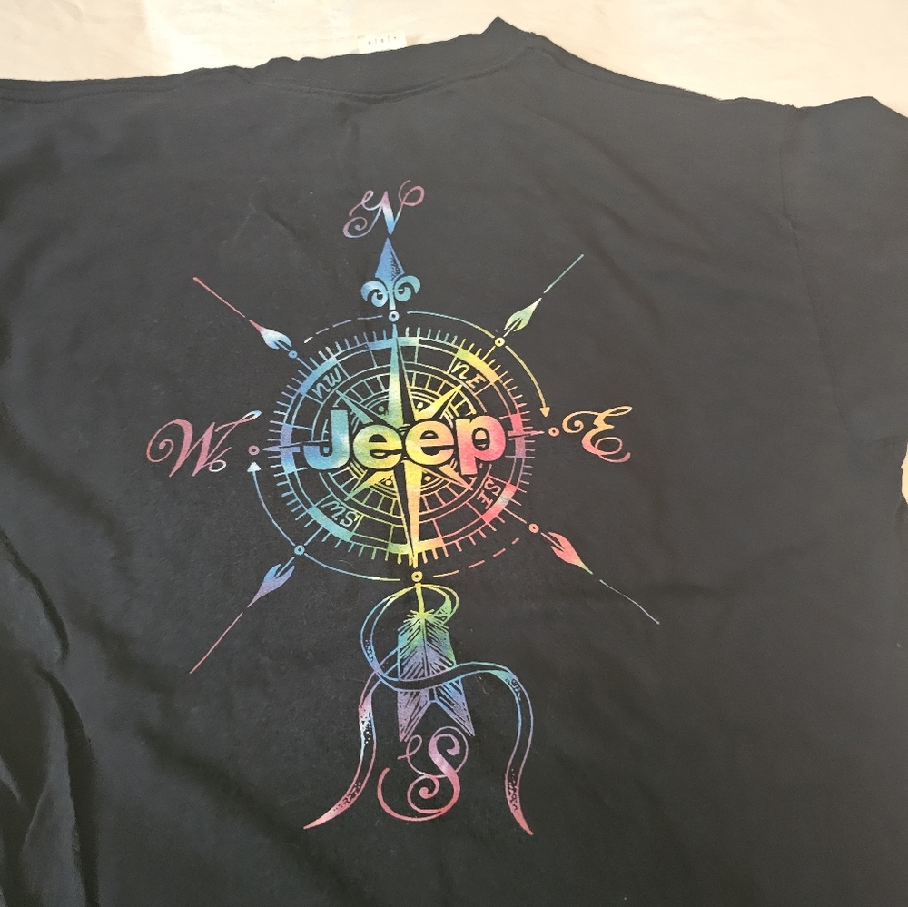 Jeep Multicolor Logo Black Tee - Picture 6 of 6